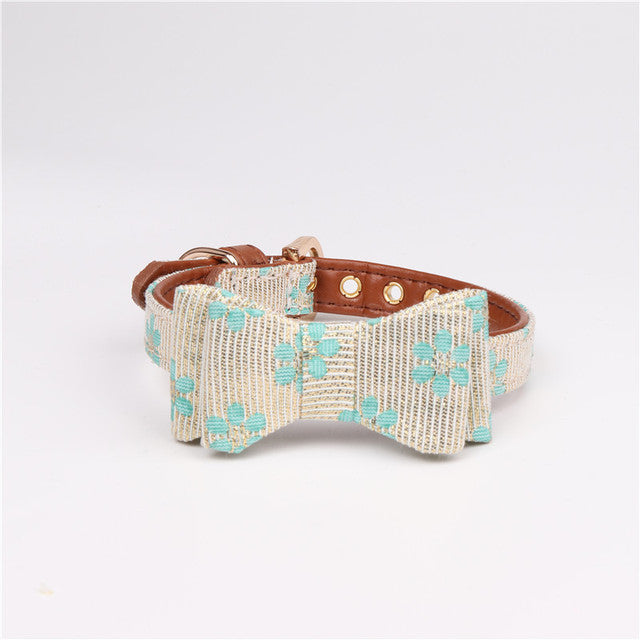 Bonitos Collares de Mascotas con Lazo